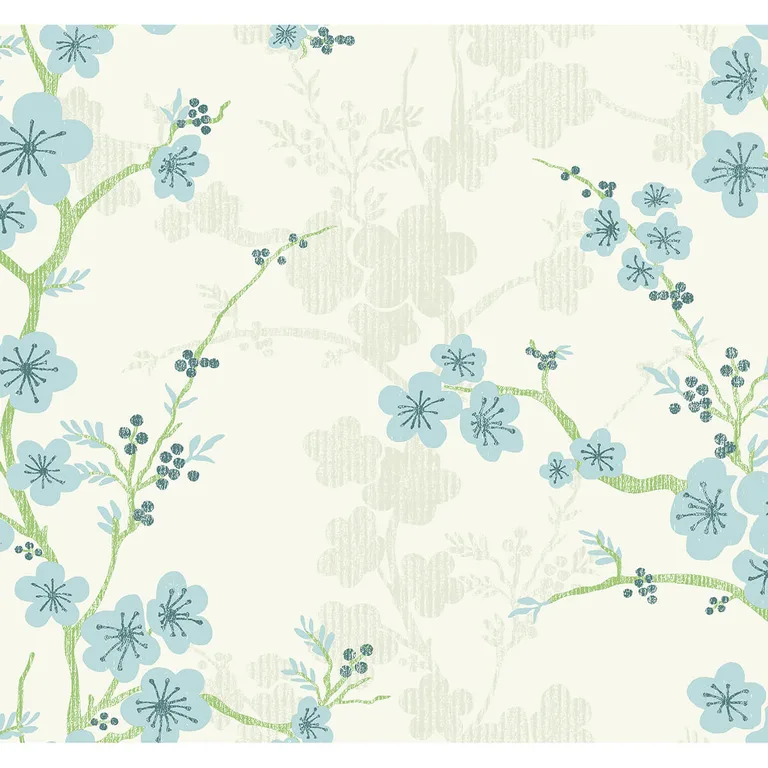 A-Street Prints Nicolette wallpaper, color Light Blue, SKU 2973-90107