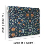 A-Street Prints No 1 Holland Park wallpaper, color Dark Blue, SKU 4153-82010