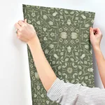 A-Street Prints No 1 Holland Park wallpaper, color Green, SKU 4153-82008