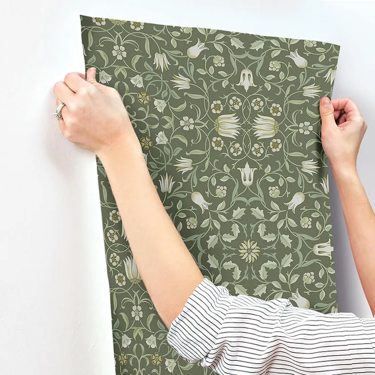 A-Street Prints No 1 Holland Park wallpaper, color Green, SKU 4153-82008
