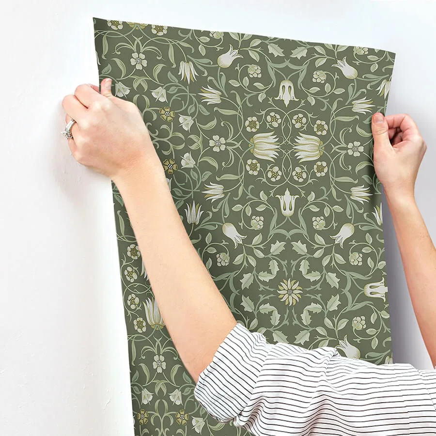 A-Street Prints No 1 Holland Park wallpaper, color Green, SKU 4153-82008
