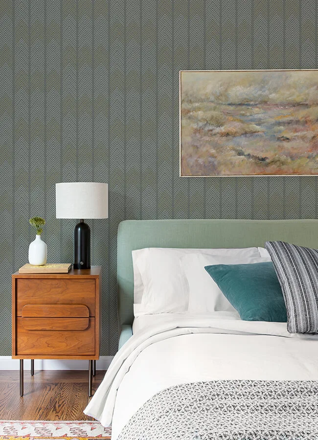 A-Street Prints Nyle wallpaper, color Dark Grey, SKU 4066-26529