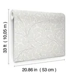 A-Street Prints Oak Tree wallpaper, color Dove, SKU 4153-82026