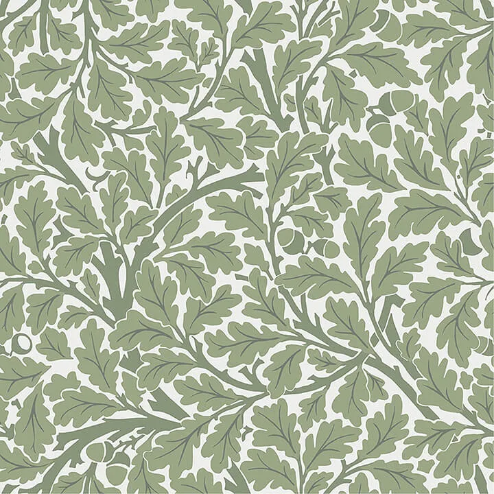 A-Street Prints Oak Tree wallpaper, color Green, SKU 4153-82028