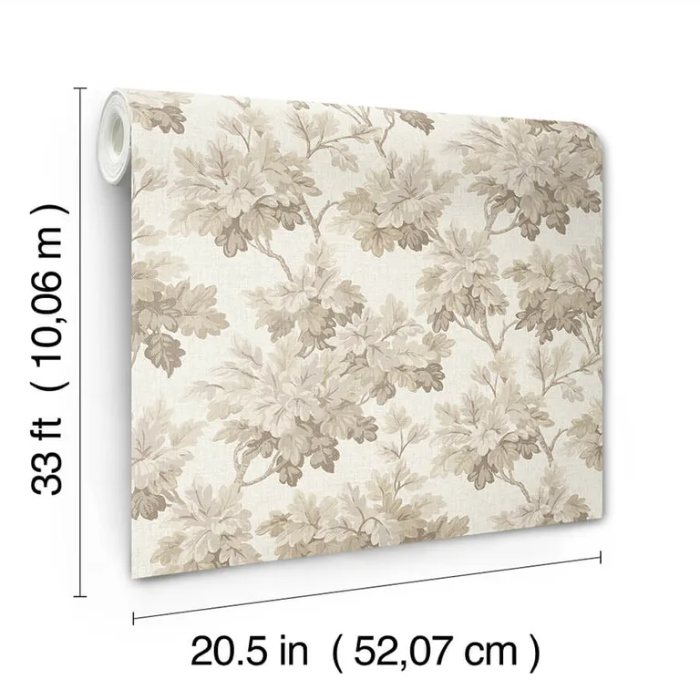 A-Street Prints Oakcliff wallpaper, color Taupe, SKU AST6356