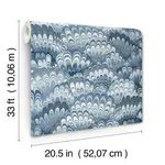A-Street Prints Octavia - Blue Wallpaper | Buy Online A-Street Prints Octavia wallpaper, color Blue, SKU 4147-27379