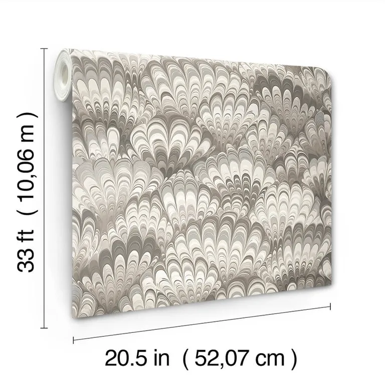 A-Street Prints Octavia wallpaper, color Neutral, SKU 4147-27378