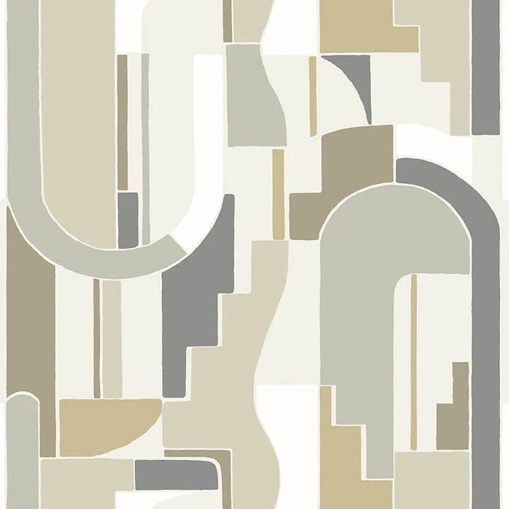 A-Street Prints Odele wallpaper, color Honey, SKU 4121-72203