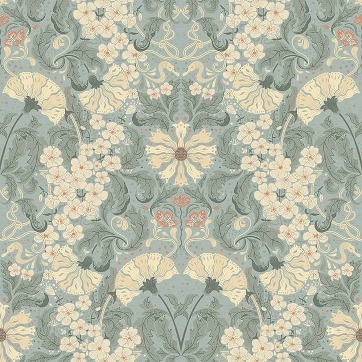 A-Street Prints Ojvind wallpaper, color Light Blue, SKU 4080-83115