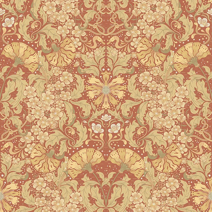 A-Street Prints Ojvind wallpaper, color Rust, SKU 4080-83114