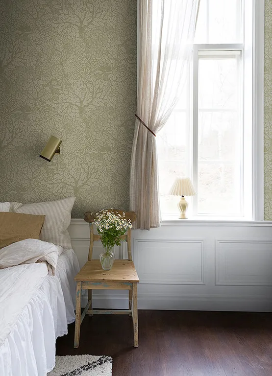 A-Street Prints Olle wallpaper, color Sage, SKU 4080-83108