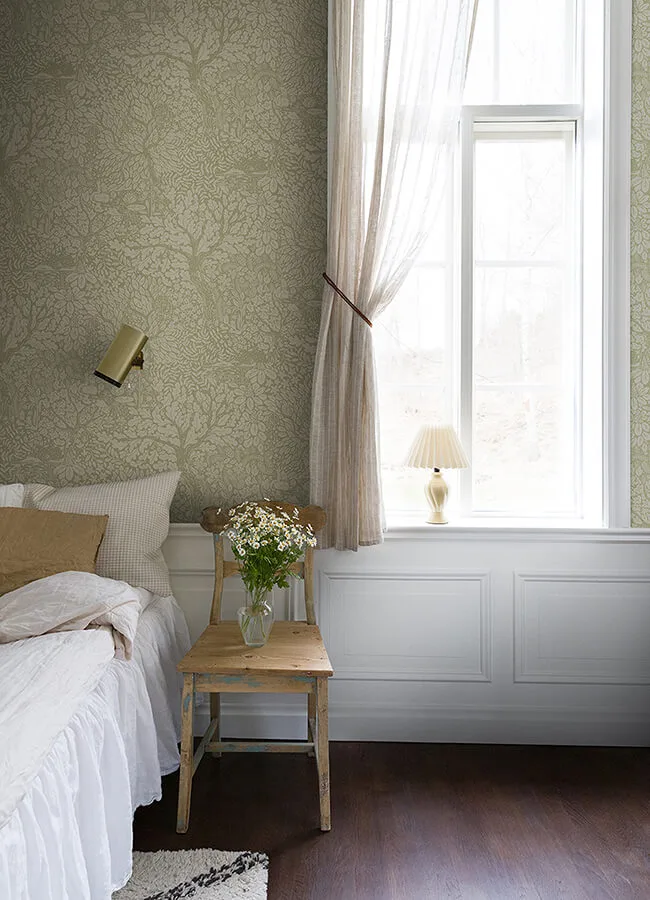 A-Street Prints Olle wallpaper, color Sage, SKU 4080-83108