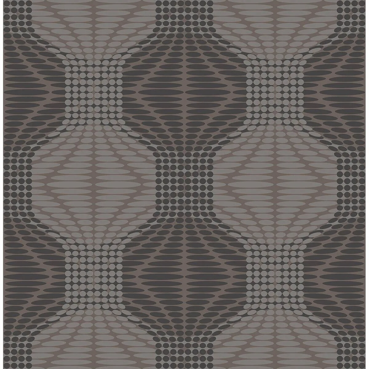 A-Street Prints Optic wallpaper, color Brown, SKU 2697-22634