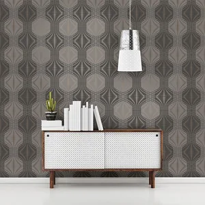 A-Street Prints Optic wallpaper, color Brown, SKU 2697-22634