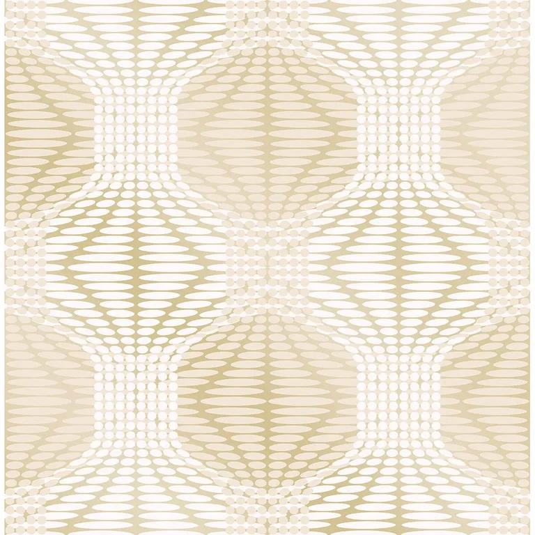 A-Street Prints Optic wallpaper, color Gold, SKU 2697-22633