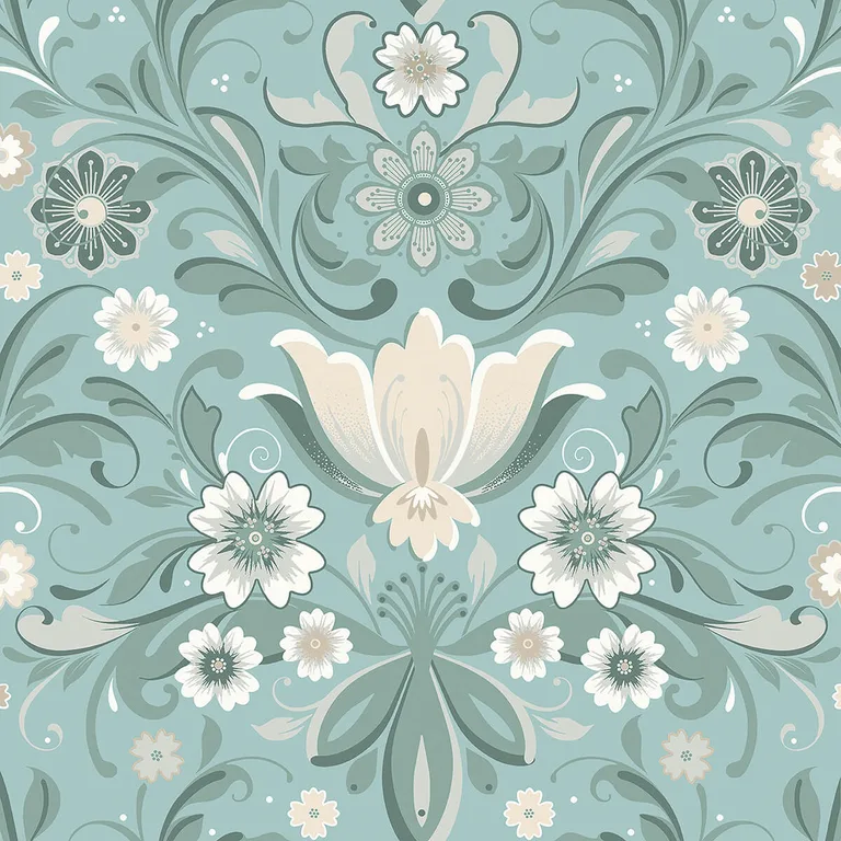 A-Street Prints Ostanskar wallpaper, color Turquoise, SKU 2999-24111