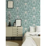A-Street Prints Ostanskar wallpaper, color Turquoise, SKU 2999-24111