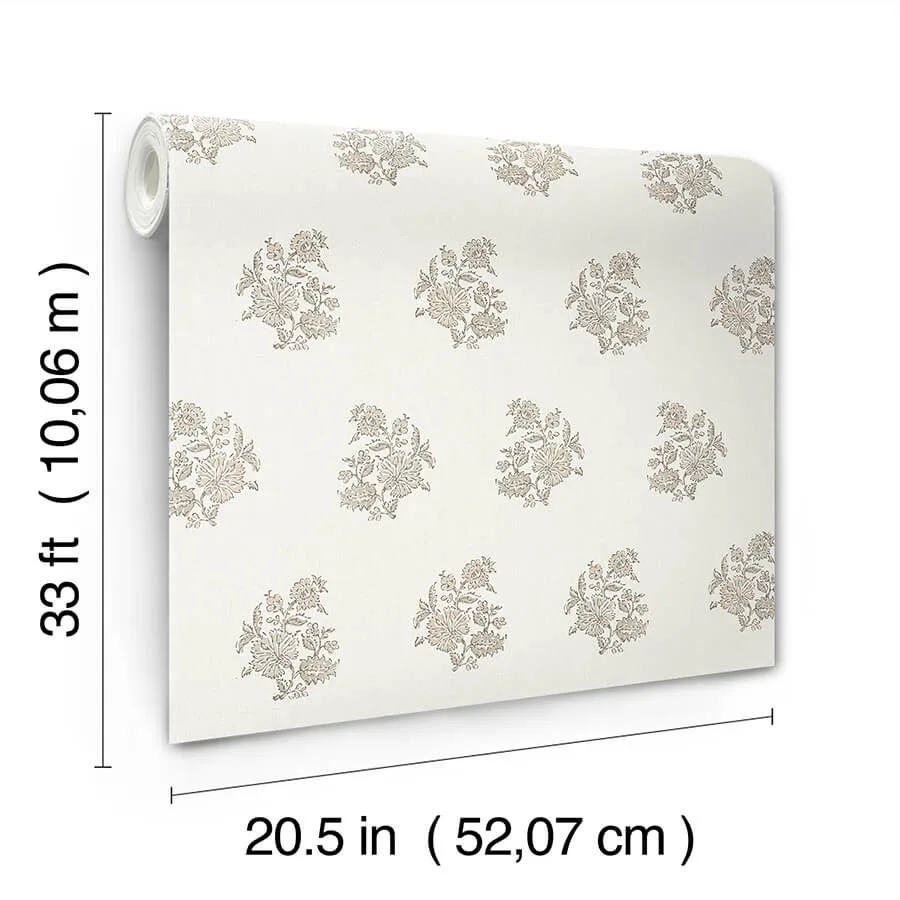 A-Street Prints Overbrook - Taupe Wallpaper | Buy Online A-Street Prints Overbrook wallpaper, color Taupe, SKU AST6360