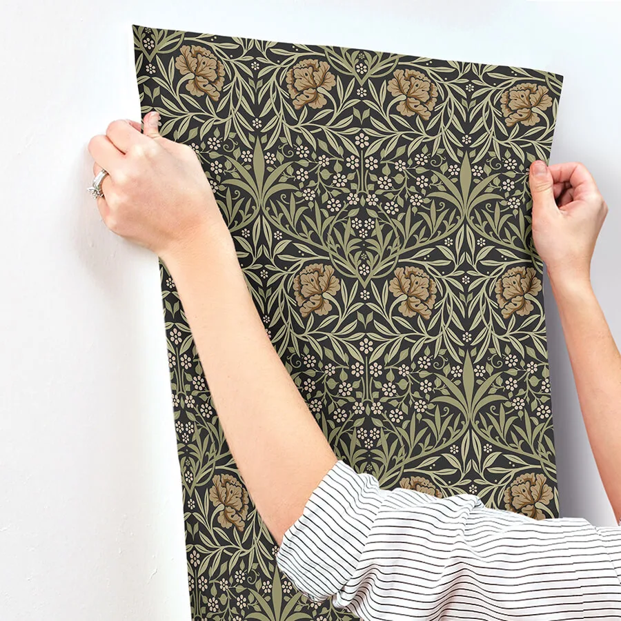 A-Street Prints Oxford Union wallpaper, color Black, SKU 4171-82048