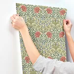 A-Street Prints Oxford Union wallpaper, color Green, SKU 4171-82043