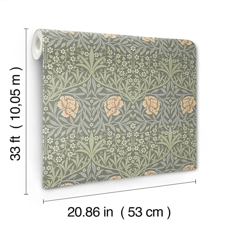 A-Street Prints Oxford Union wallpaper, color Grey, SKU 4171-82046