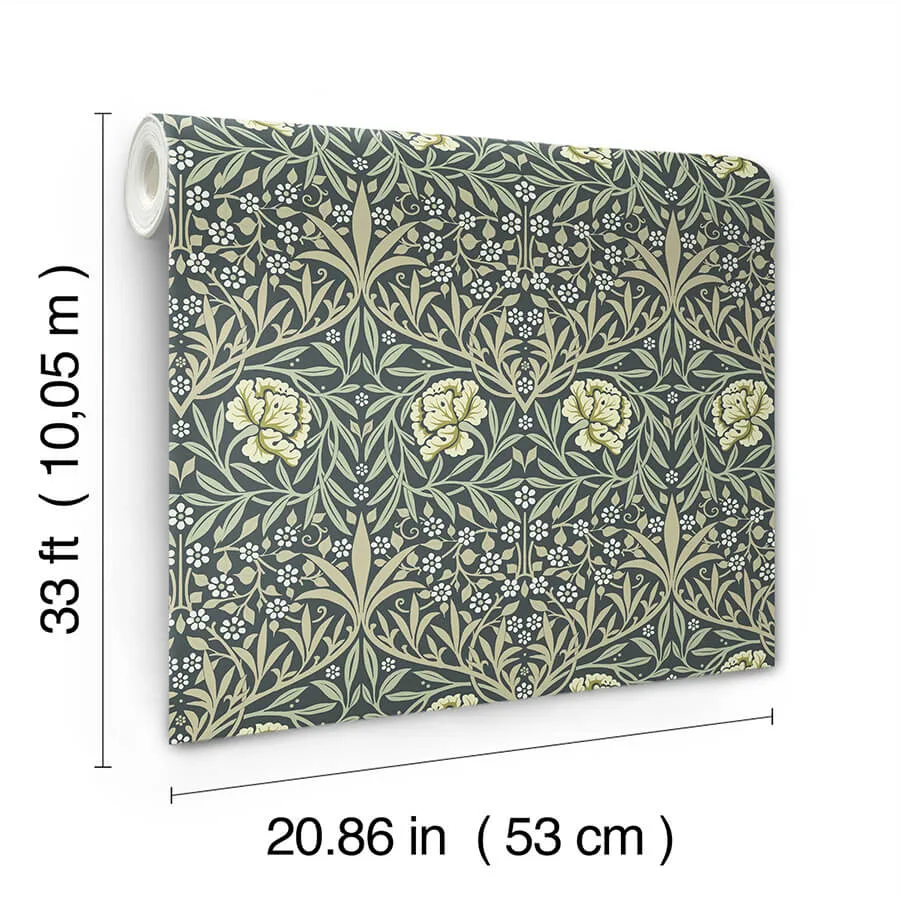 A-Street Prints Oxford Union wallpaper, color Sea Green, SKU 4171-82047