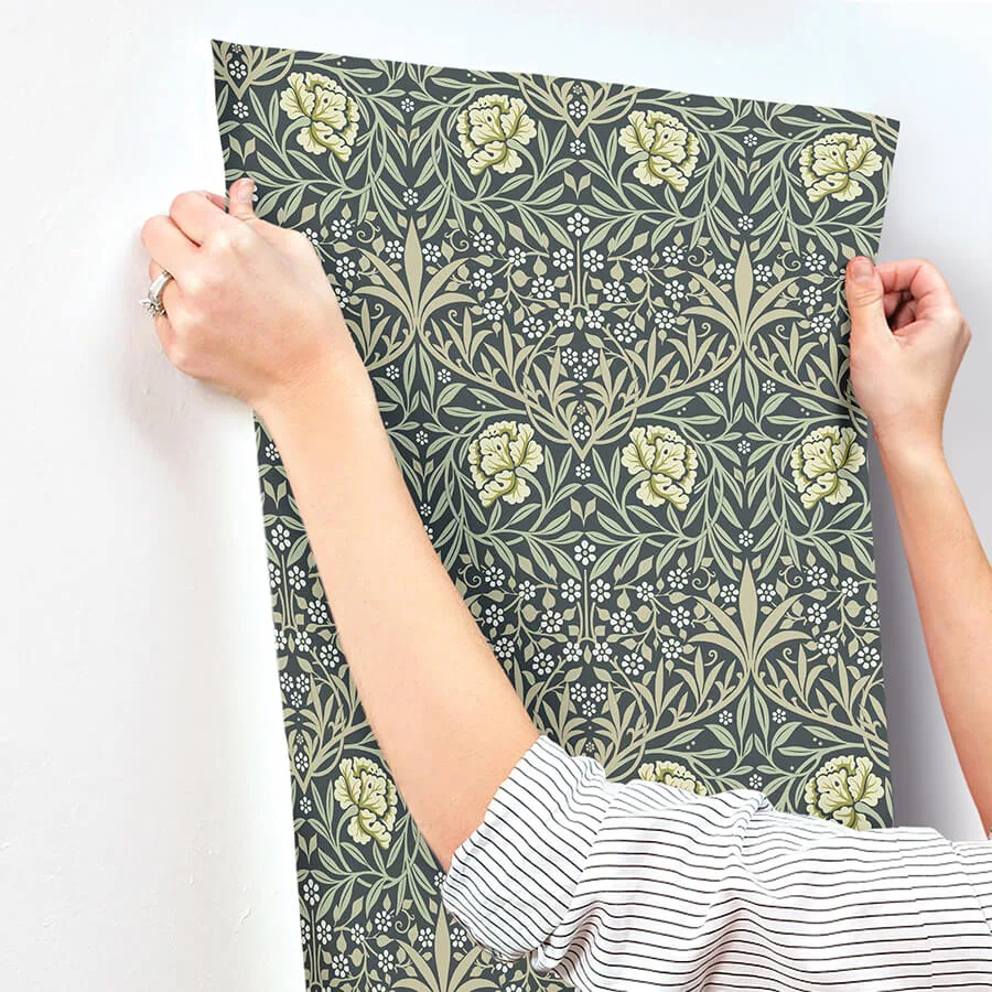 A-Street Prints Oxford Union wallpaper, color Sea Green, SKU 4171-82047