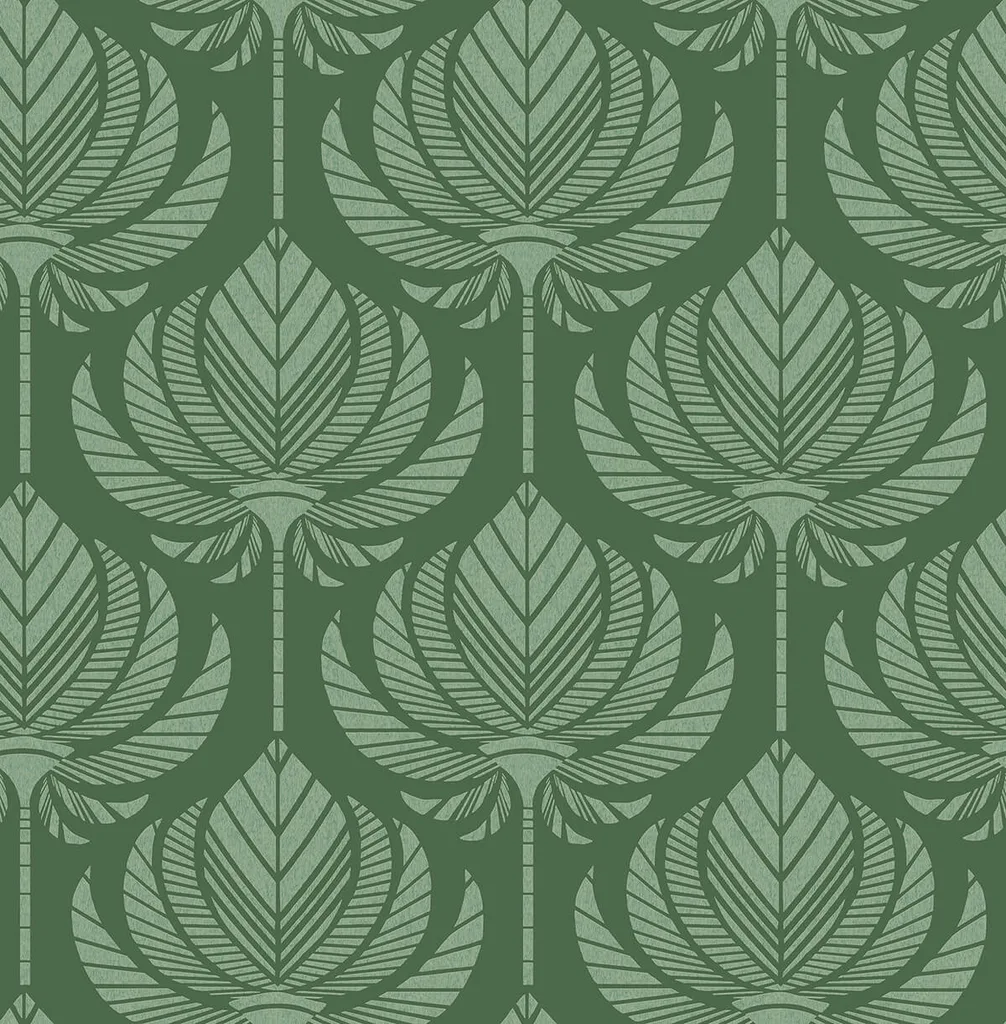 A-Street Prints Palmier wallpaper, color Green, SKU 4014-26426