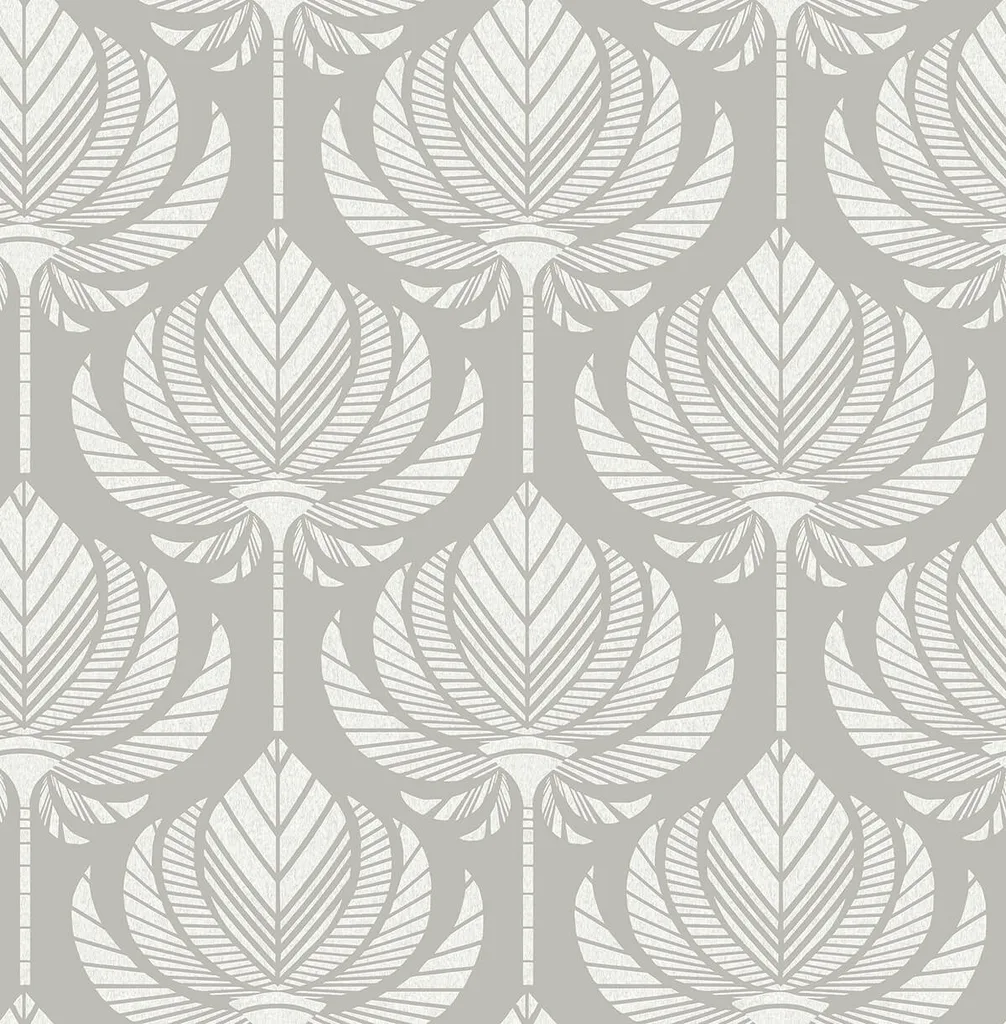 A-Street Prints Palmier wallpaper, color Grey, SKU 4014-26425