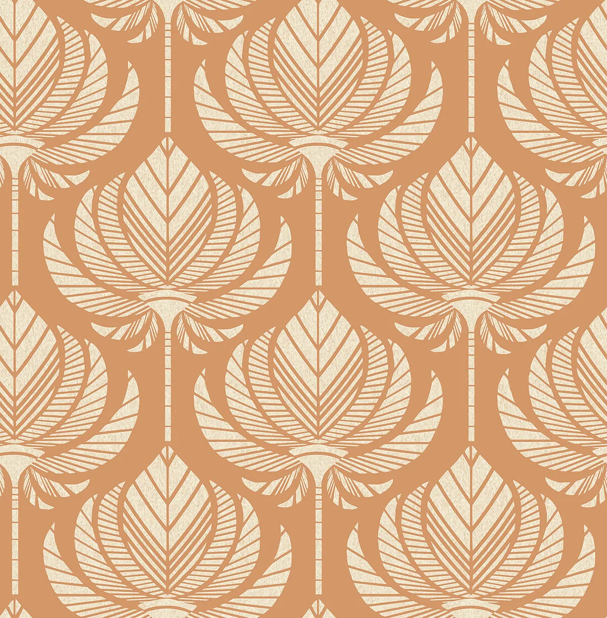 A-Street Prints Palmier wallpaper, color Orange, SKU 4014-26423