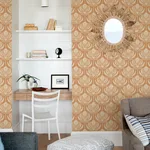 A-Street Prints Palmier - Orange Wallpaper | Buy Online A-Street Prints Palmier wallpaper, color Orange, SKU 4014-26423