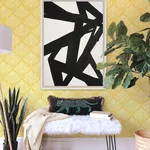 A-Street Prints Palmier - Yellow Wallpaper | Buy Online A-Street Prints Palmier wallpaper, color Yellow, SKU 4014-26427