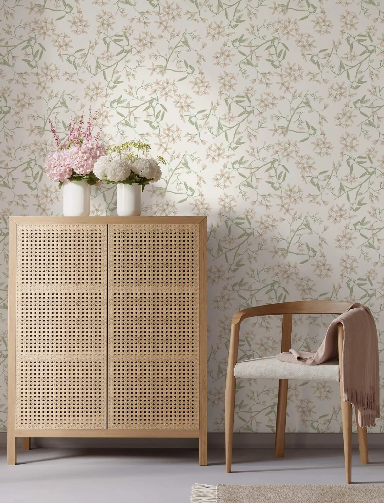 A-Street Prints Paradis wallpaper, color Blush, SKU 4201-20111