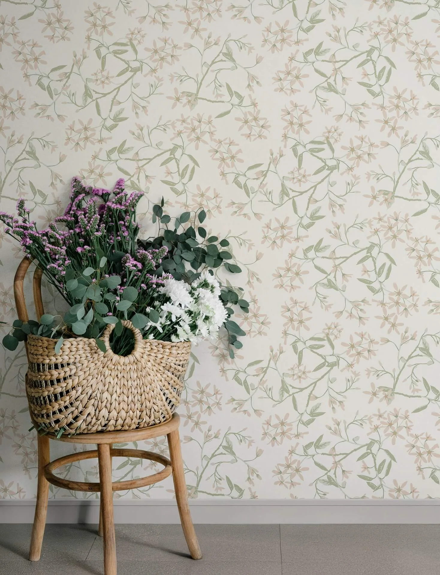 A-Street Prints Paradis wallpaper, color Blush, SKU 4201-20111