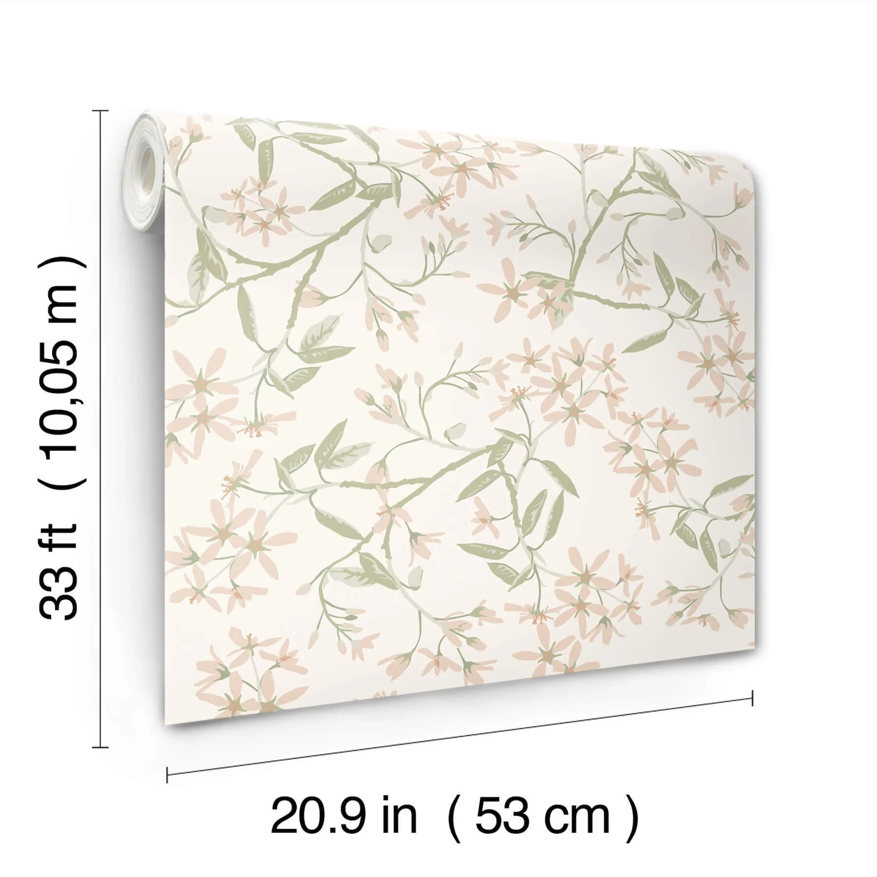 A-Street Prints Paradis wallpaper, color Blush, SKU 4201-20111