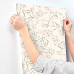 A-Street Prints Paradis wallpaper, color Blush, SKU 4201-20111