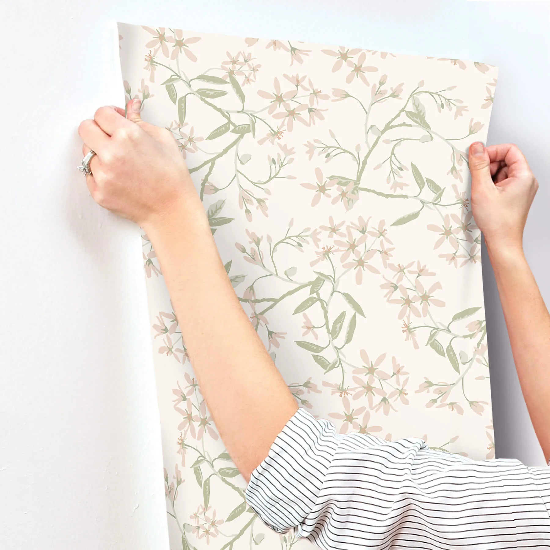 A-Street Prints Paradis wallpaper, color Blush, SKU 4201-20111