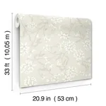 A-Street Prints Paradis wallpaper, color Dove, SKU 4201-20110