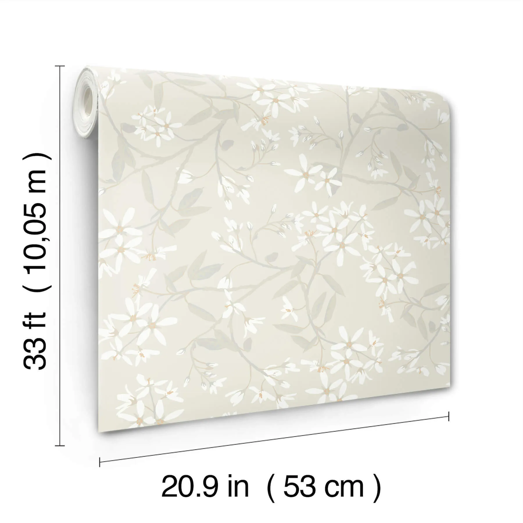 A-Street Prints Paradis wallpaper, color Dove, SKU 4201-20110