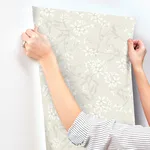 A-Street Prints Paradis wallpaper, color Dove, SKU 4201-20110