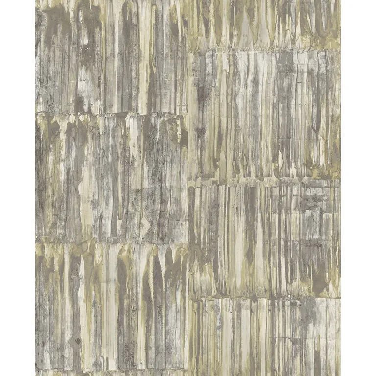 A-Street Prints Patina Panels wallpaper, color Yellow, SKU 2540-24065