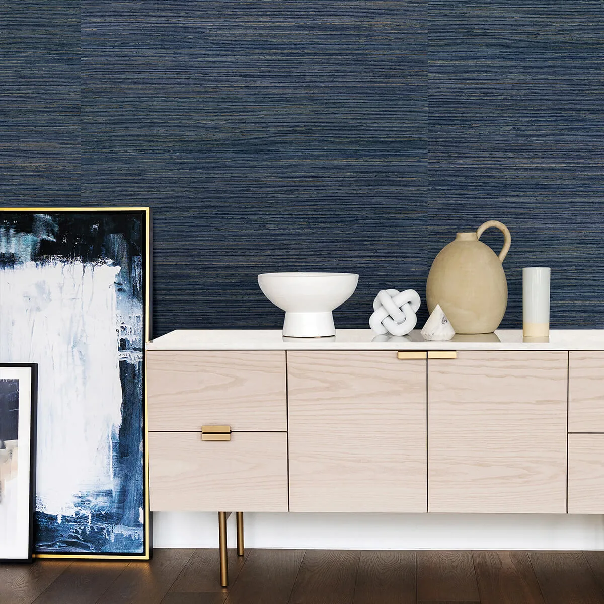 A-Street Prints Pattini wallpaper, color Indigo, SKU 2829-82042