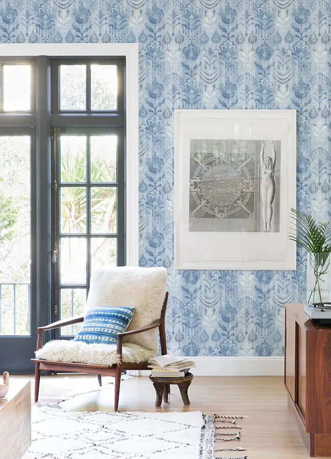 A-Street Prints Pavord - Blue Wallpaper | Buy Online A-Street Prints Pavord wallpaper, color Blue, SKU 4122-27013