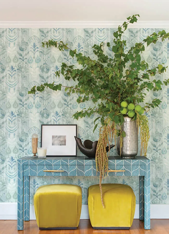 A-Street Prints Pavord wallpaper, color Green, SKU 4122-27012