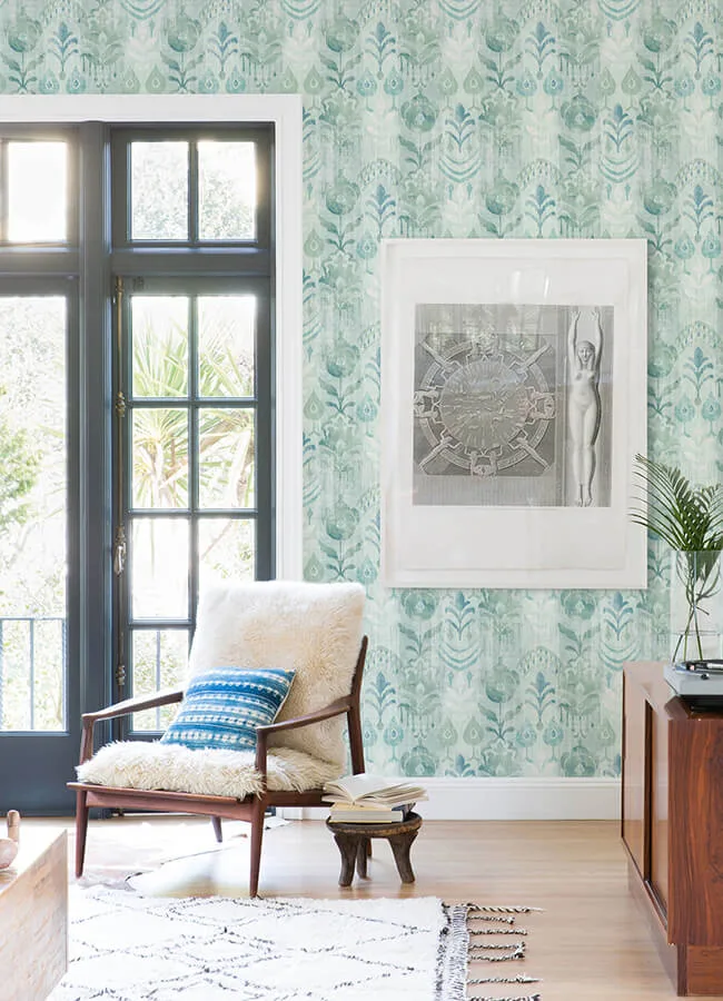 A-Street Prints Pavord - Green Wallpaper | Buy Online A-Street Prints Pavord wallpaper, color Green, SKU 4122-27012