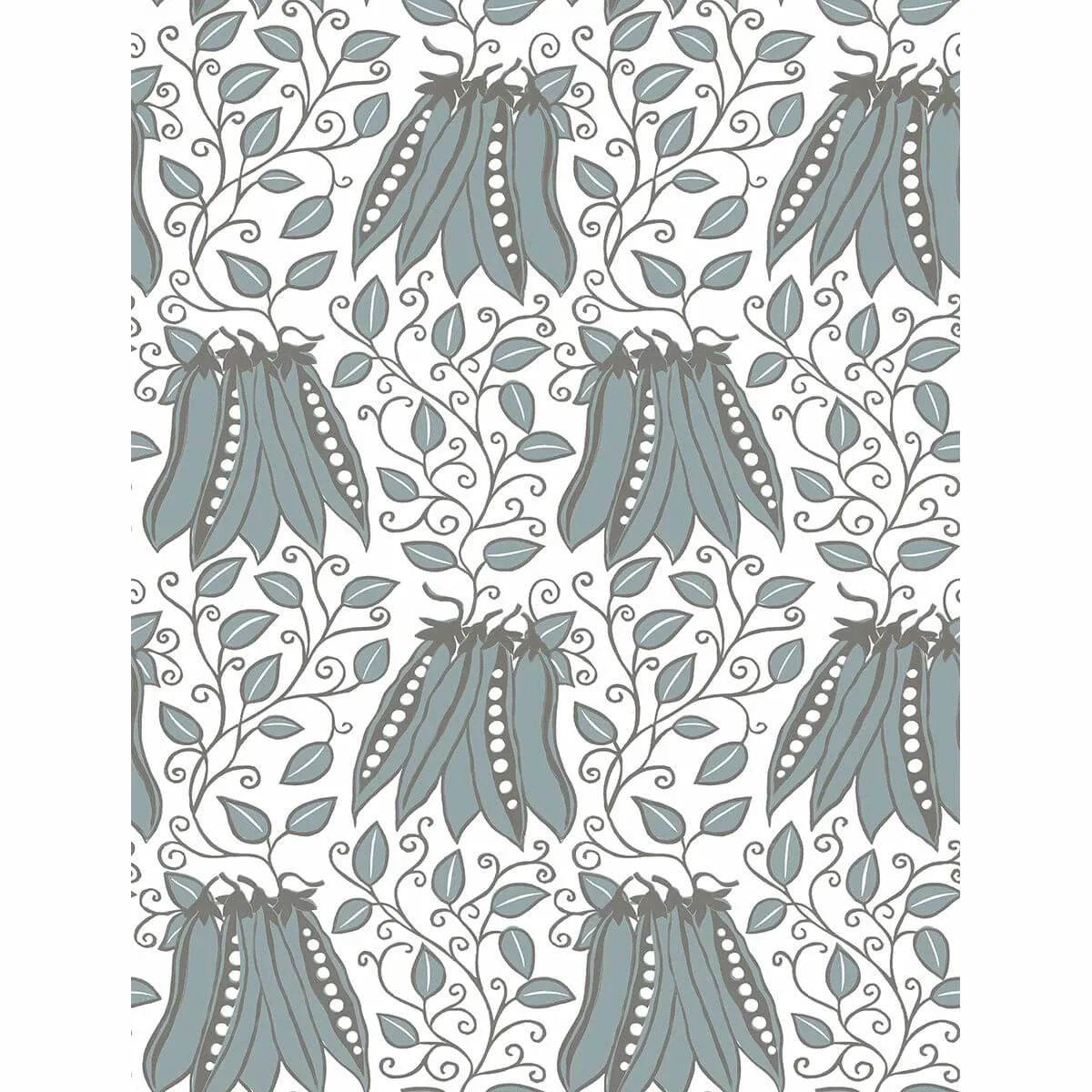A-Street Prints Peas in a Pod wallpaper, color Turquoise, SKU 2821-25121