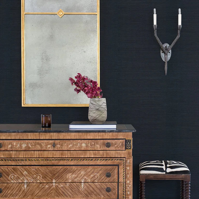 A-Street Prints Peninsula wallpaper, color Navy, SKU 2972-80088