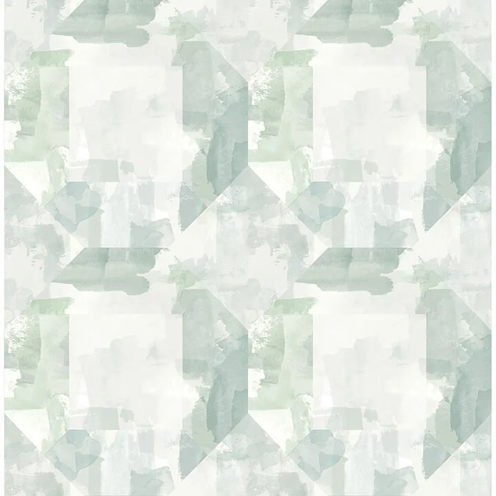 A-Street Prints Perrin wallpaper, color Sea Green, SKU 4121-26947