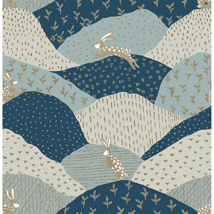 A-Street Prints Peter wallpaper, color Blue, SKU 4135-27300