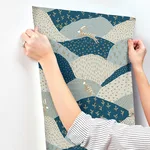 A-Street Prints Peter - Blue Wallpaper | Buy Online A-Street Prints Peter wallpaper, color Blue, SKU 4135-27300